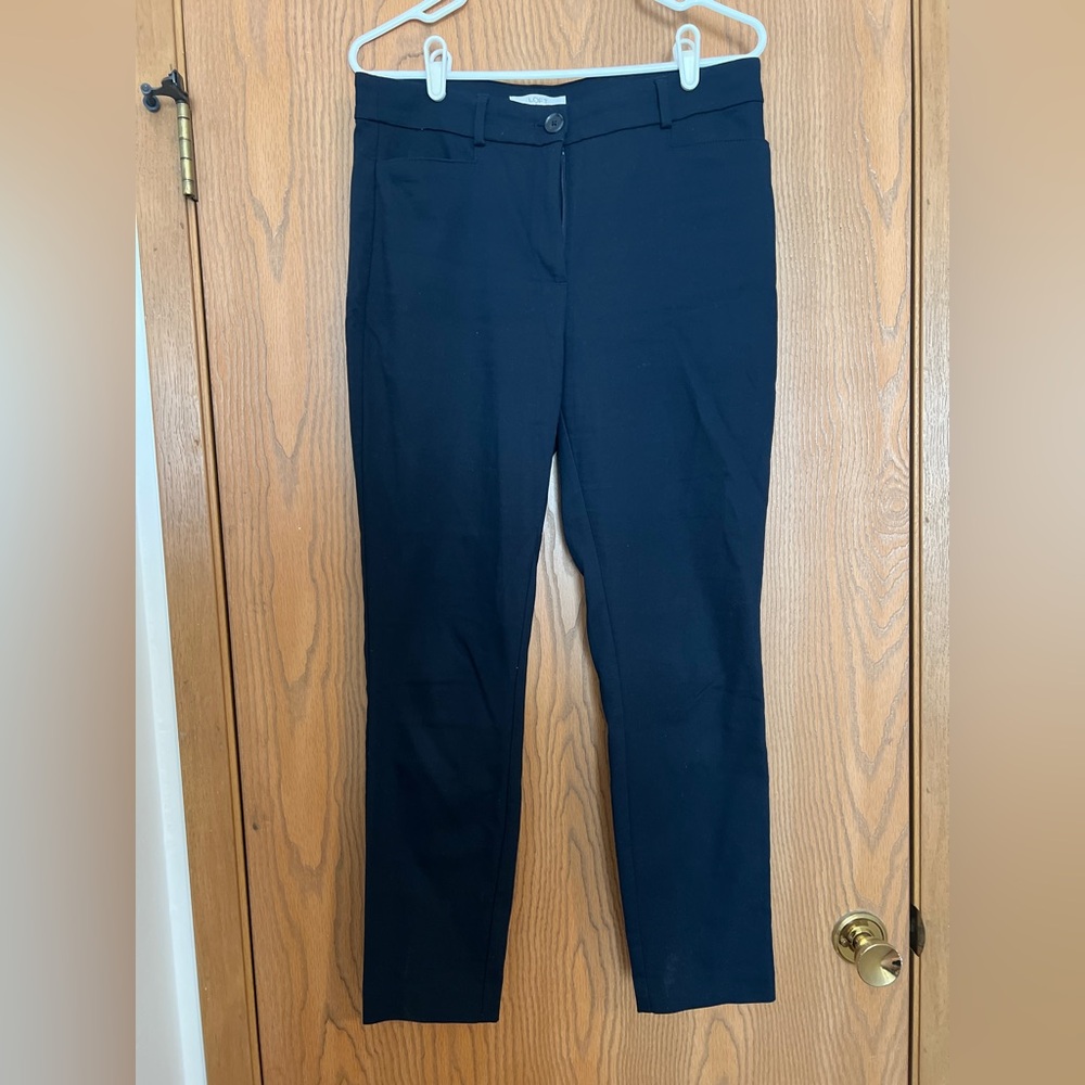 LOFT Dark Blue Sutton Skinny Pants
